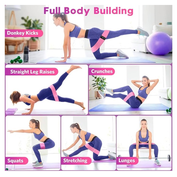 Renoj Resistance Bands, Exercise Workout Bands for Women and Men - Picture 6 of 6